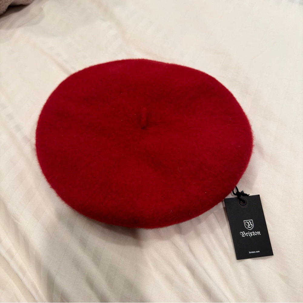 Brixton red Audrey Beret